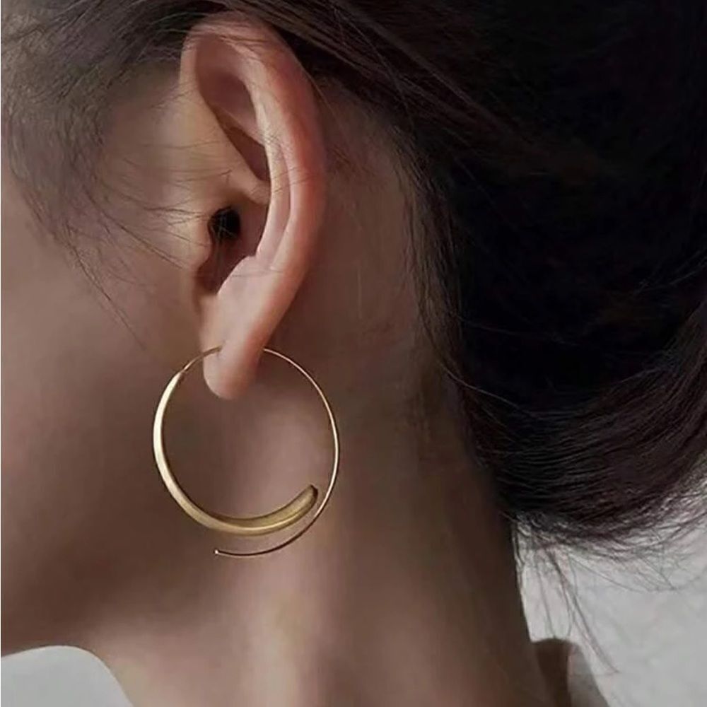 Bohemian hoop earrings A508